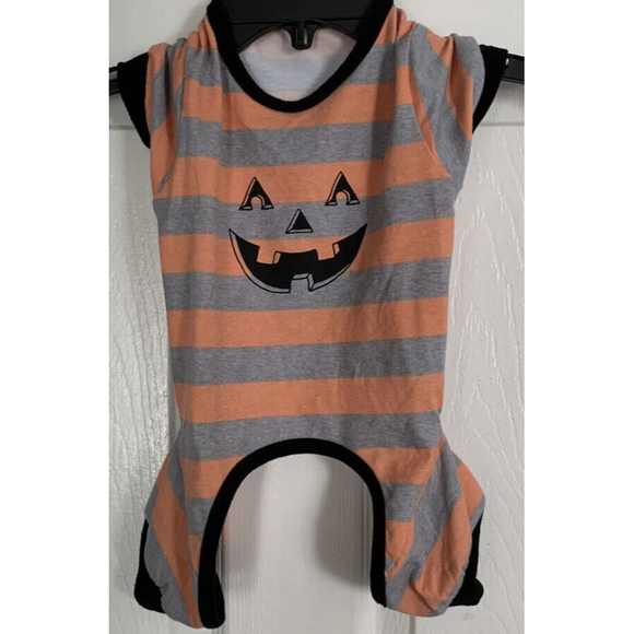 Hotel Doggy NWT Lick or Treat Dog Halloween Costume Stripes Pumpkin